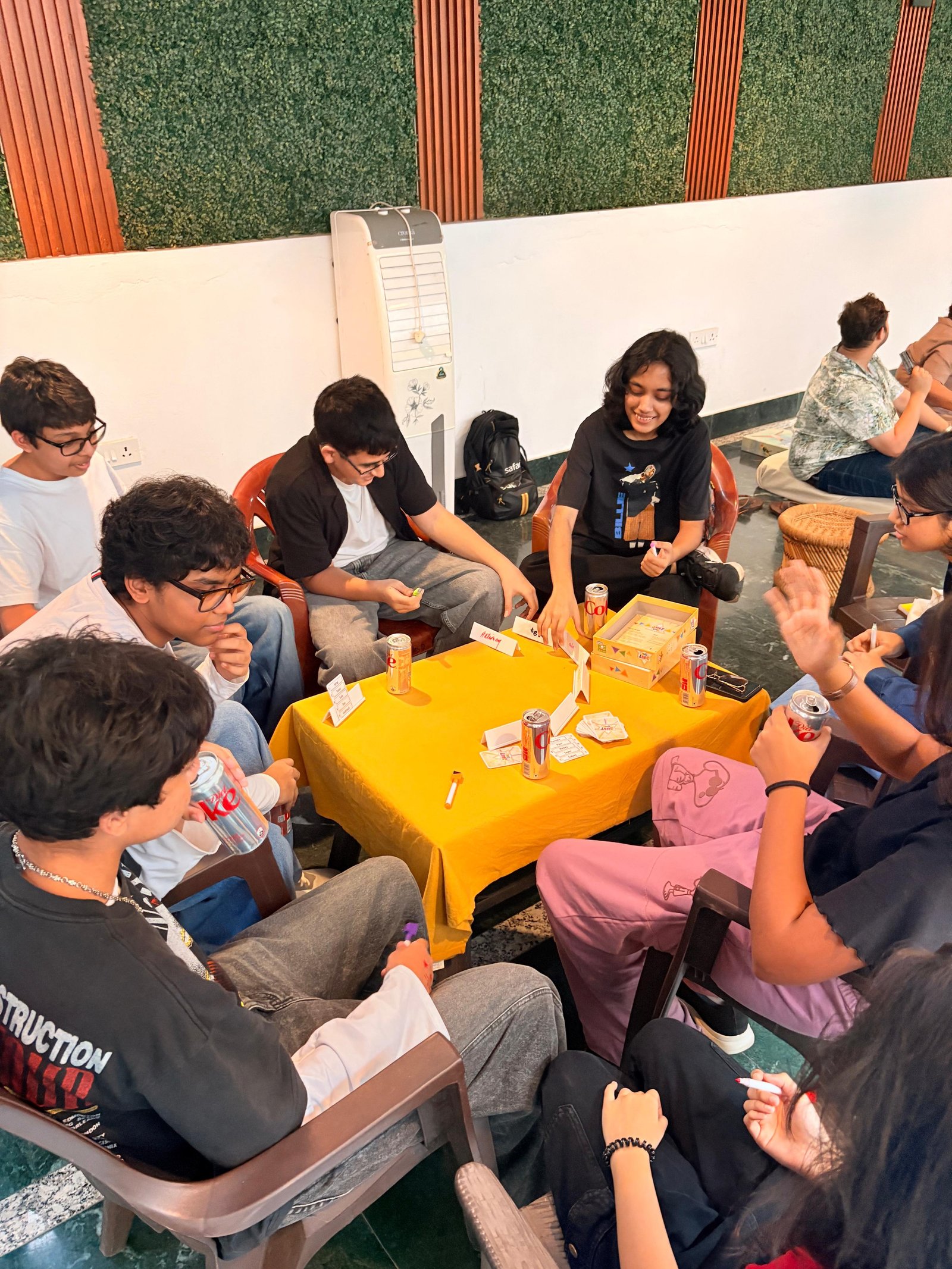 Games evening moment